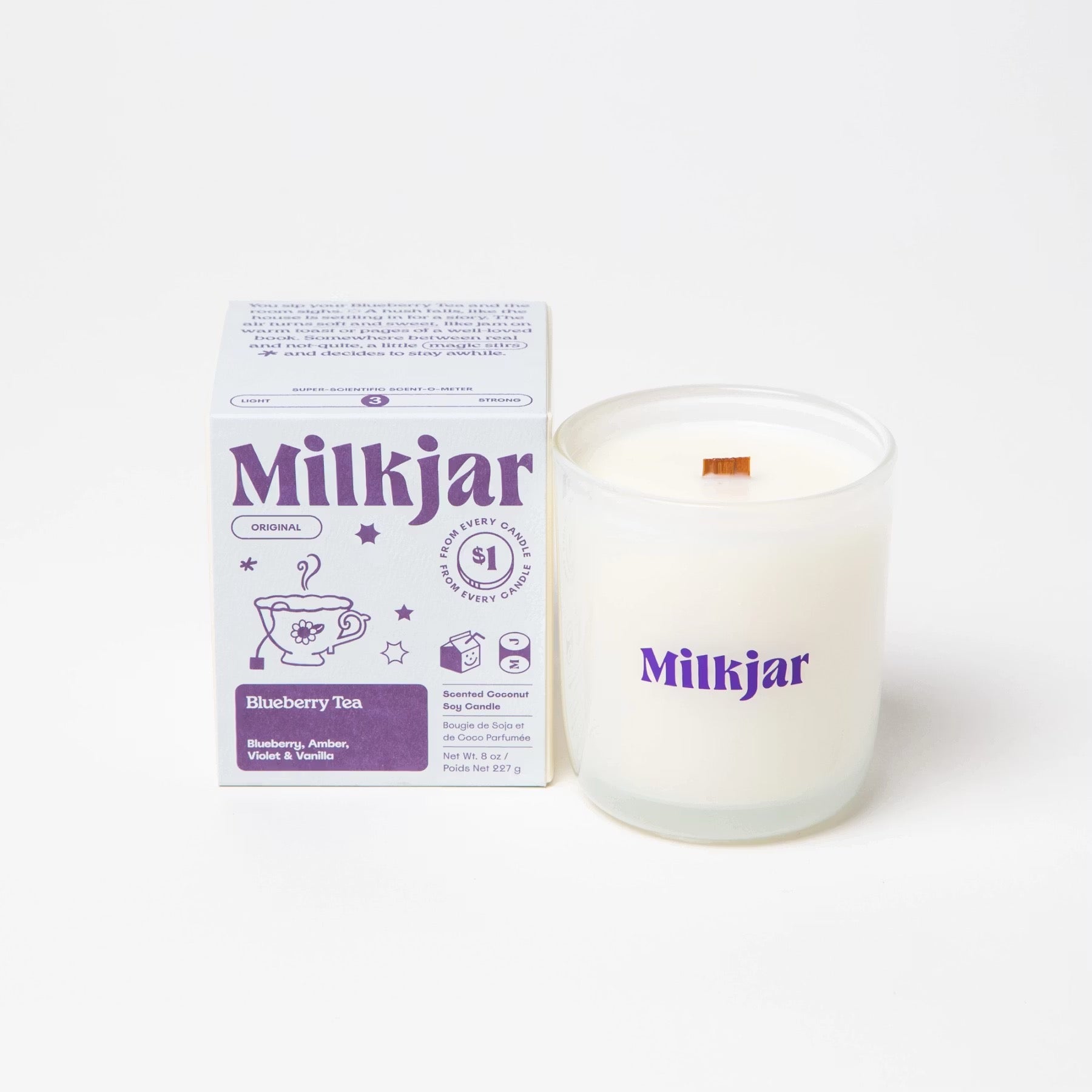 Blueberry Tea Candle