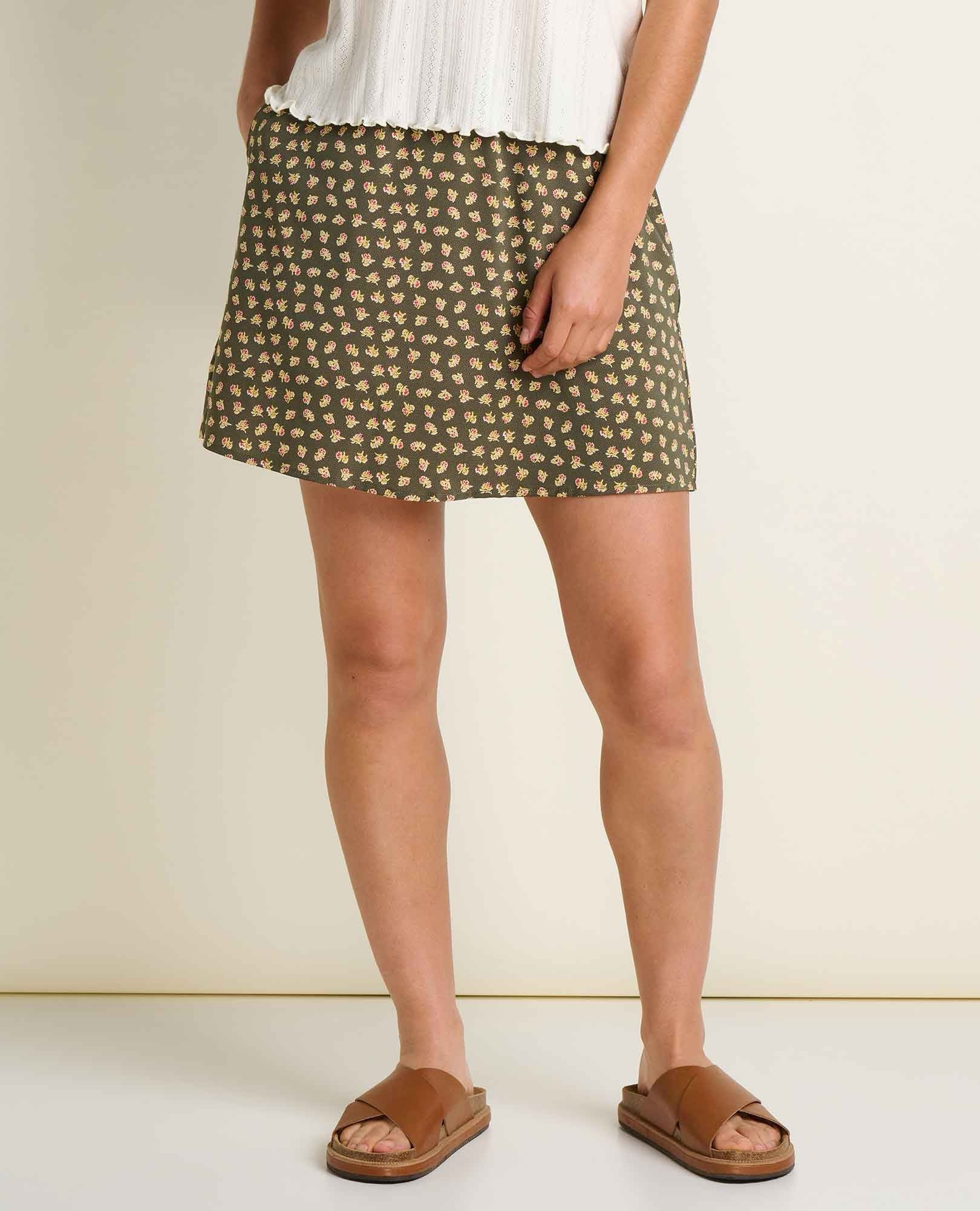 Sunkissed Weekend Skort - Olive Print