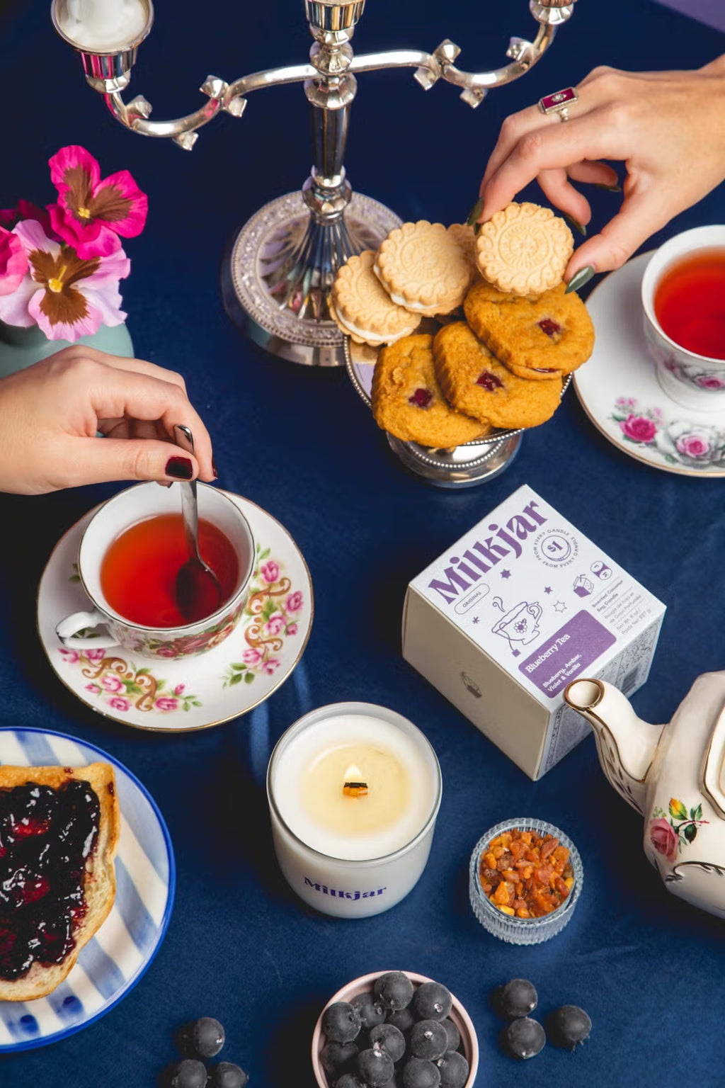 Blueberry Tea Candle