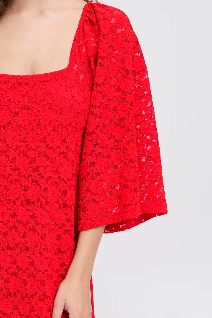 Palolla Dress - Mars Red