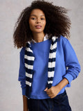 Herringbone Sweatshirt - Bright Blue