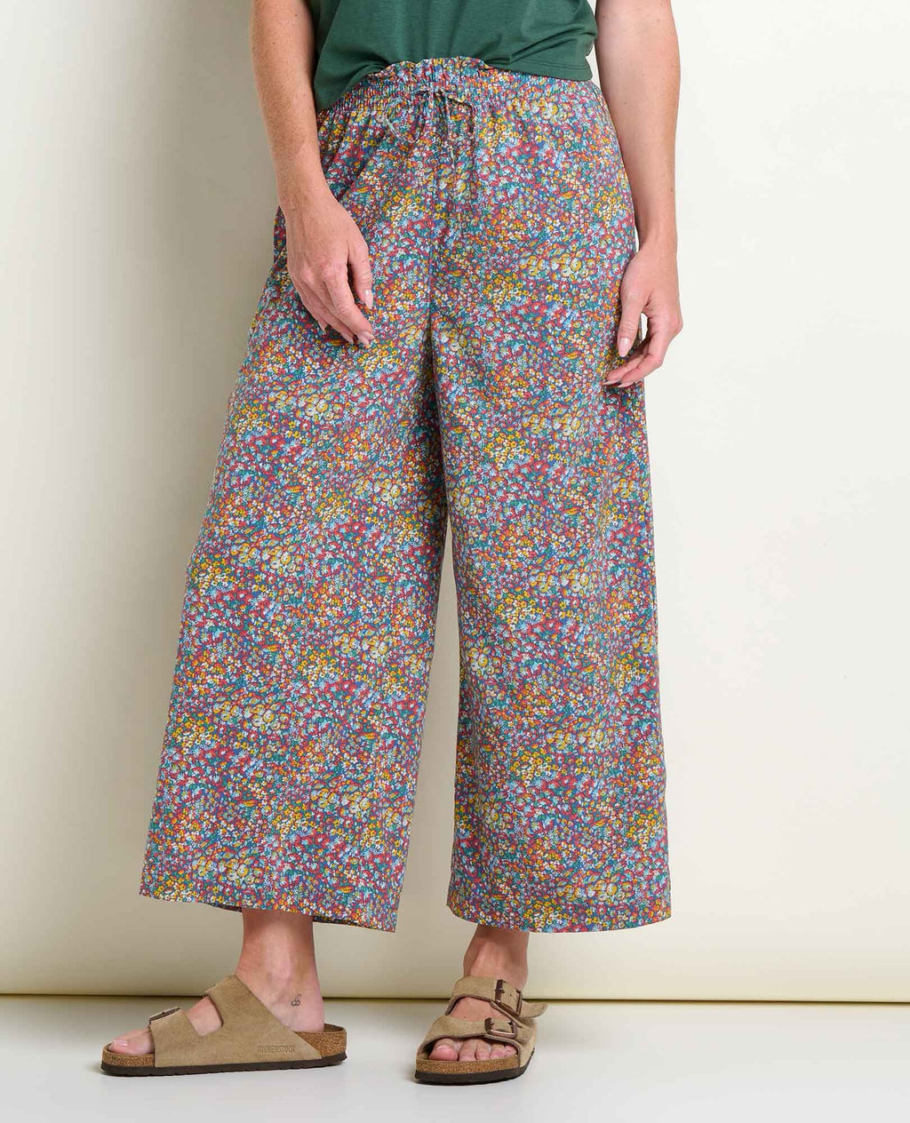 Sunkissed Wide Leg Pant - Pacific Blue Print