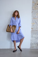 Yatima Dress - Wedgewood