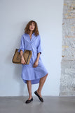 Yatima Dress - Wedgewood