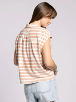 Remi Popover - Ivory/Sienna