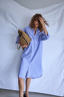 Yatima Dress - Wedgewood