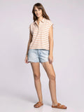 Remi Popover - Ivory/Sienna