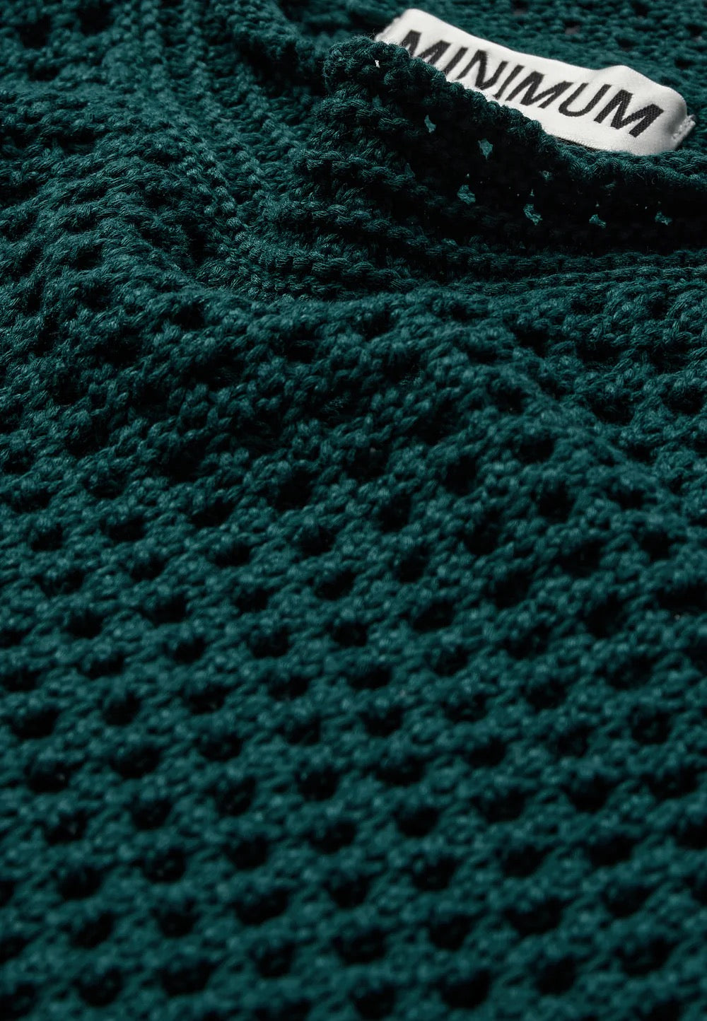 Lily Crochet T Shirt - Botanical Green