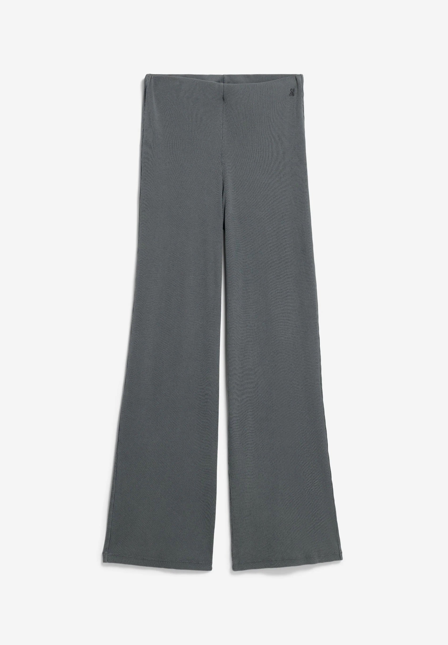 Garment Dyed Rib Pant - Space Steel