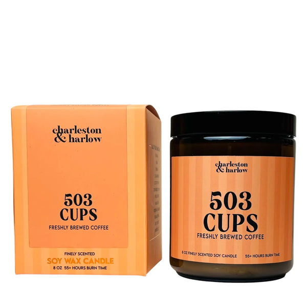 503 Cups Of Coffee Soy Candle