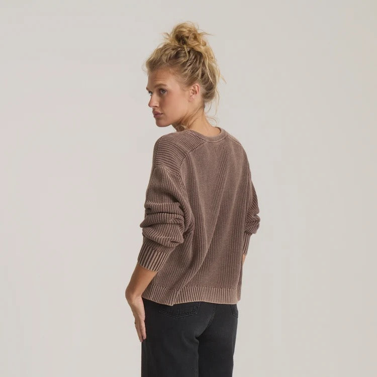 Made To Fade Sweater - Coco Bean