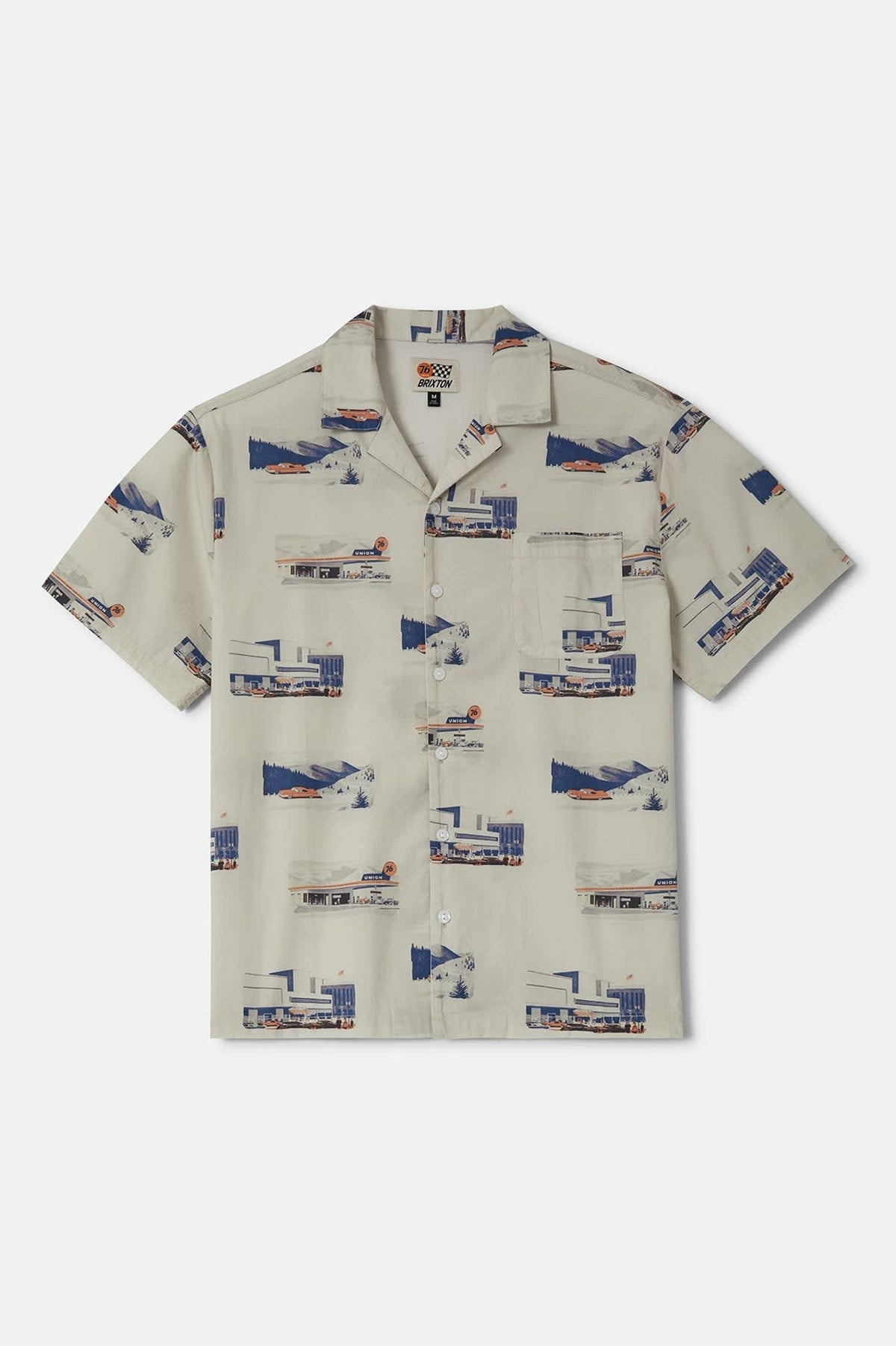 76 Resort Shirt - Off White Scenic