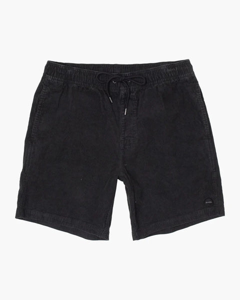 Black cord shorts 2025