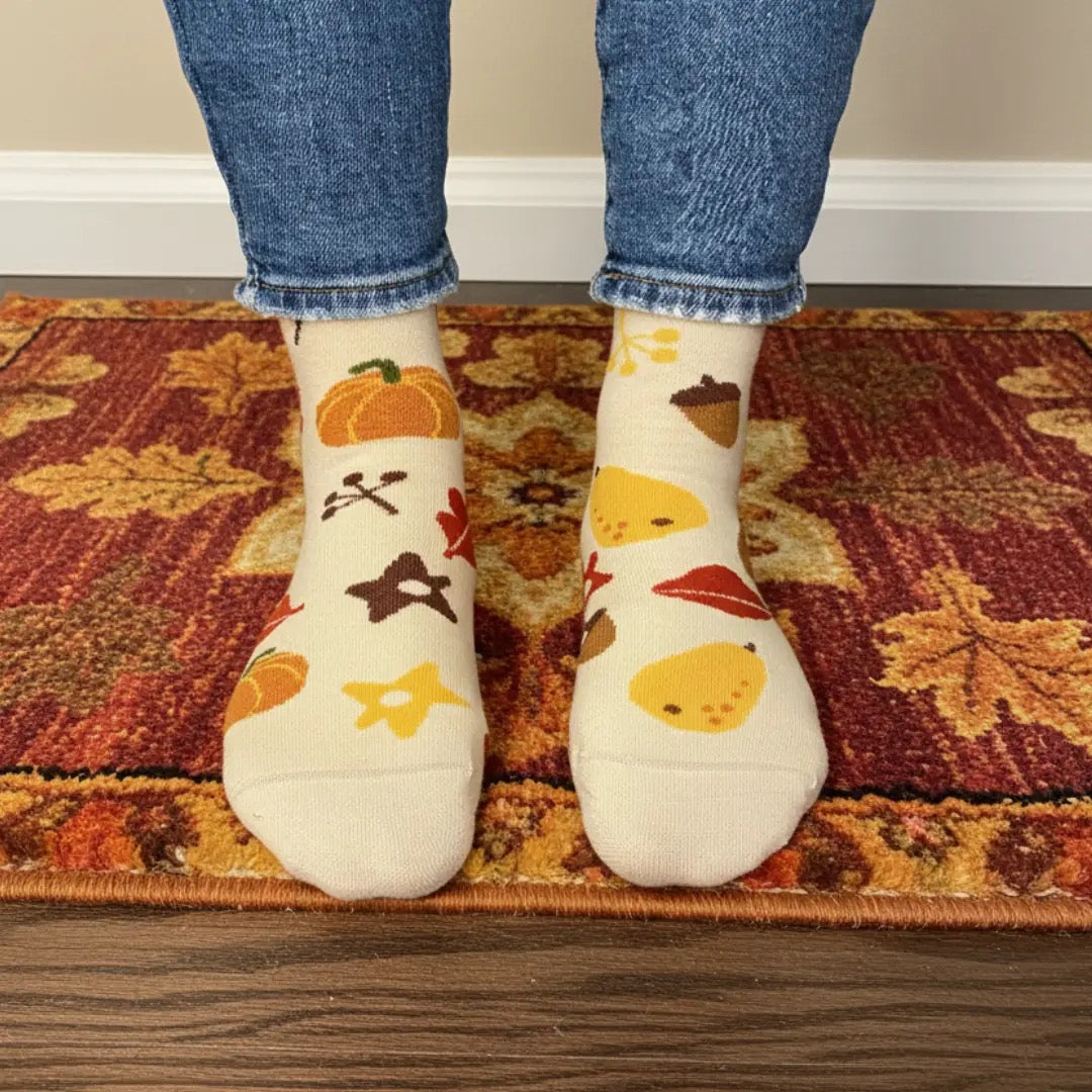 Fun Fall Mismatched Socks