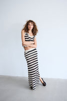 Birdis Skirt - Black/Almond Milk
