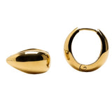 Maymay Tear Drop Hinge Huggie Hoop