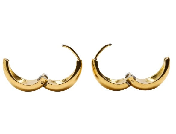Maymay Tear Drop Hinge Huggie Hoop