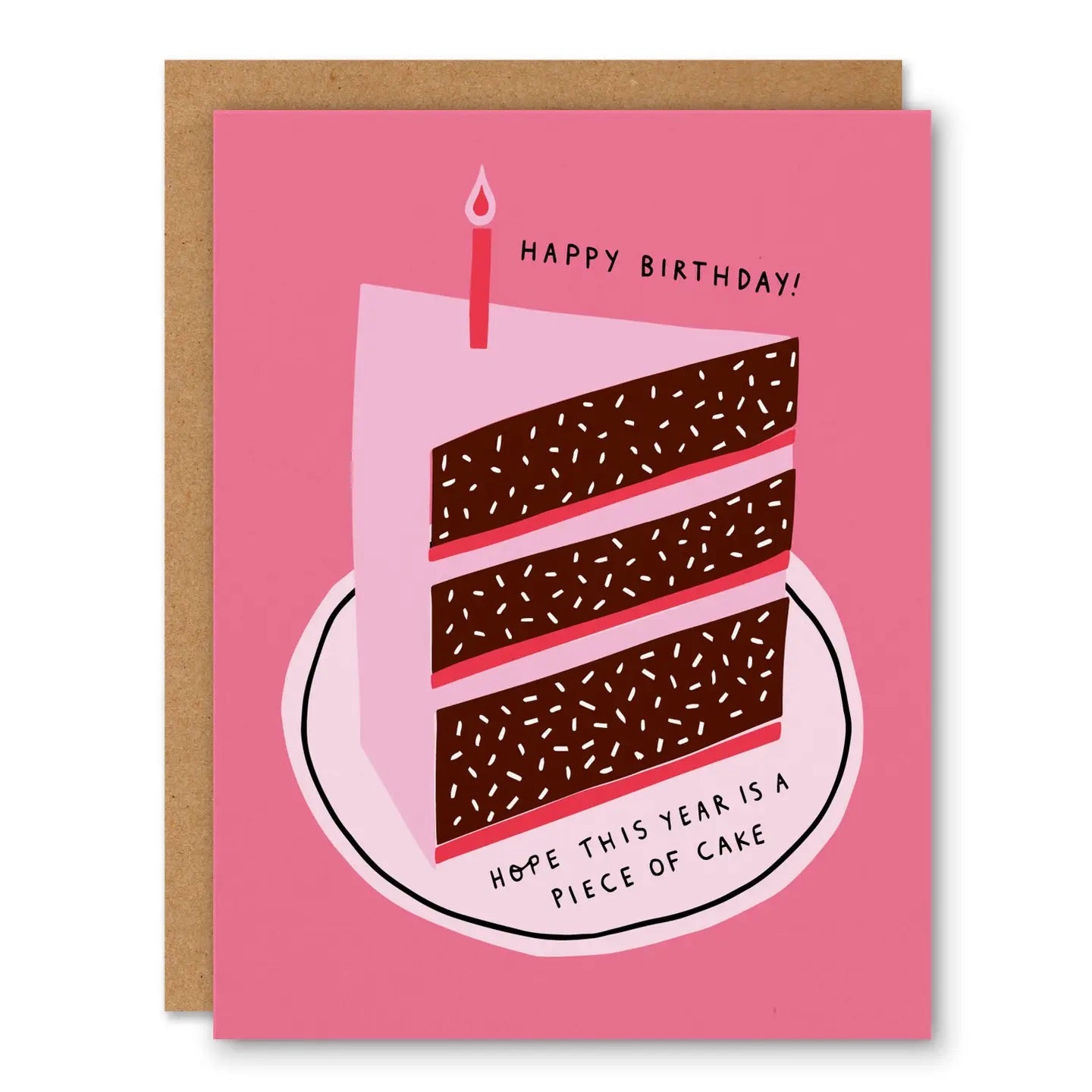 Piece of Cake Greeting Card