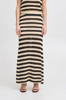 Birdis Skirt - Black/Almond Milk