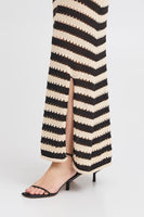 Birdis Skirt - Black/Almond Milk