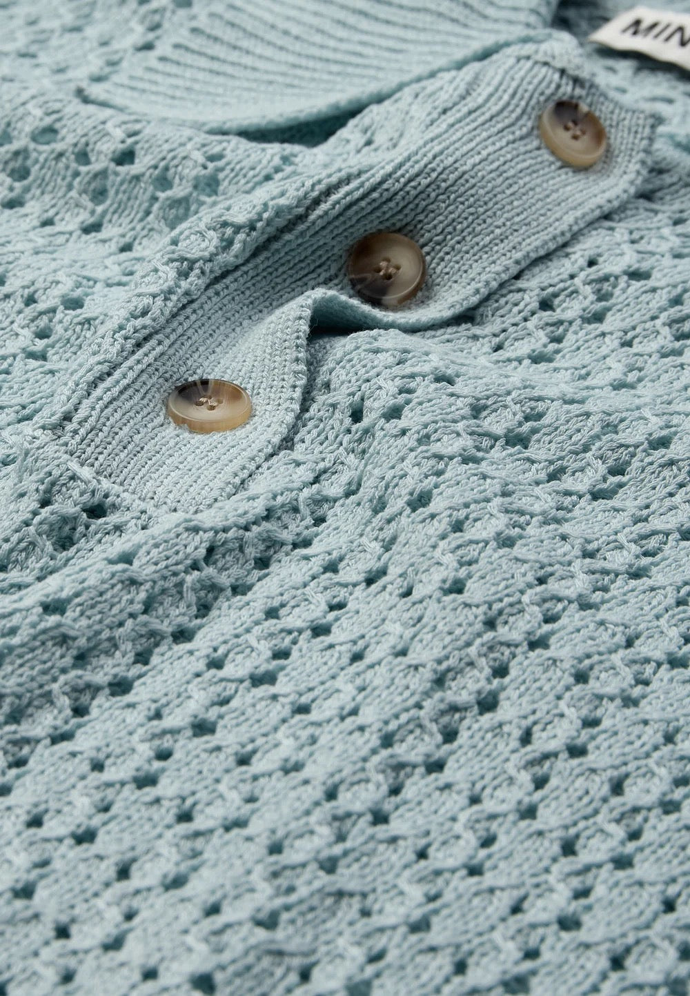 Anabelle Knit Polo - Morning Mist