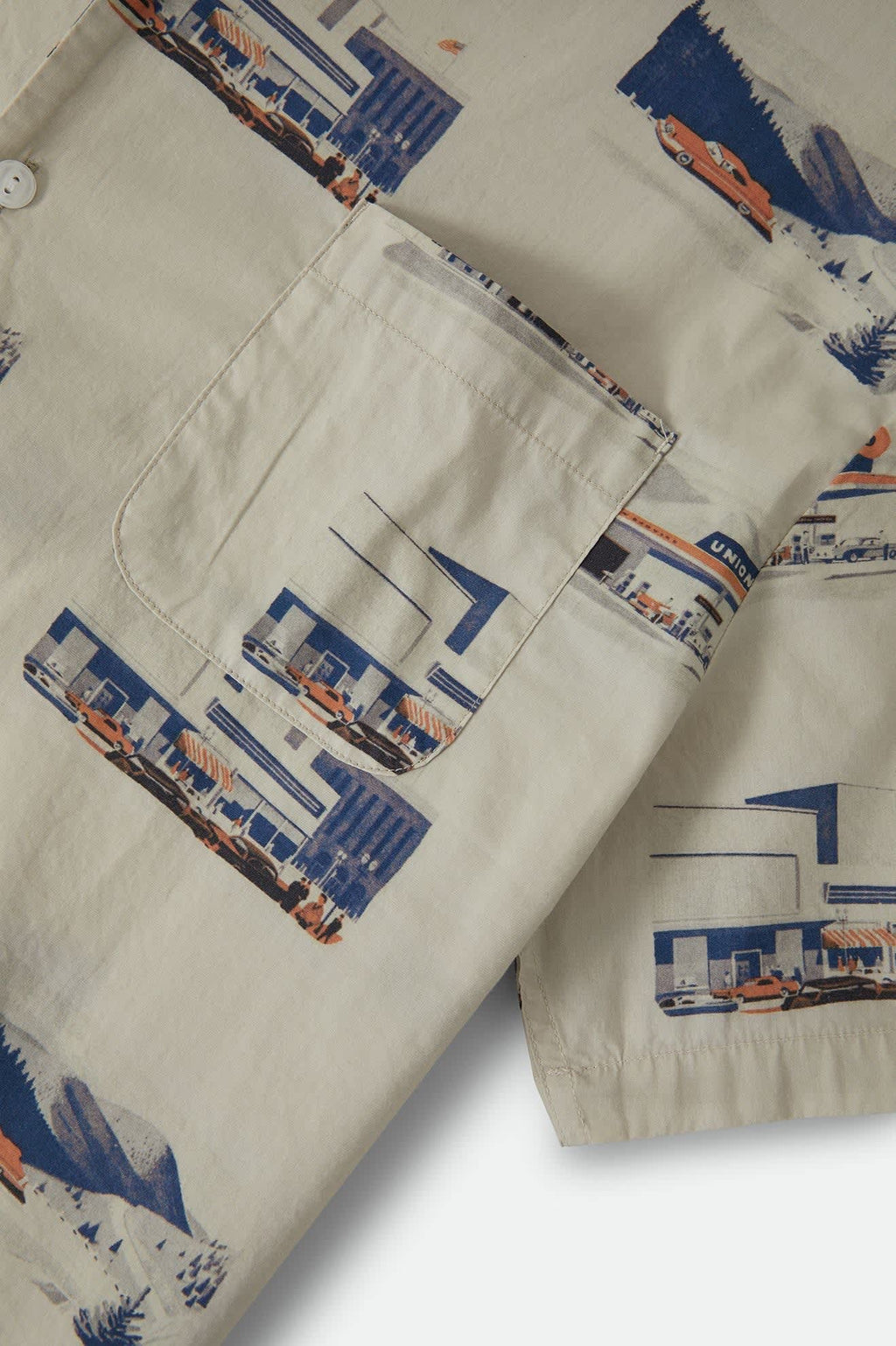 76 Resort Shirt - Off White Scenic
