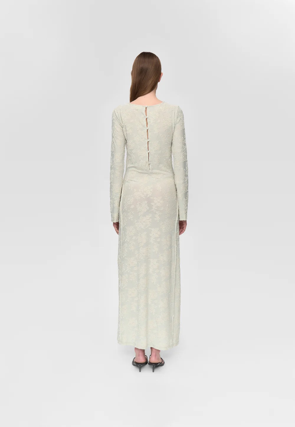 Samara Long Sleeve Long Dress - Desert Sage