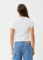 Valentine Recycled Baby Tee - White