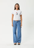 Valentine Recycled Baby Tee - White