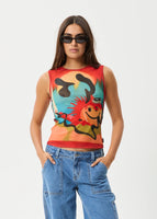 Apocalypso Recycled Sheer Tank - Multi