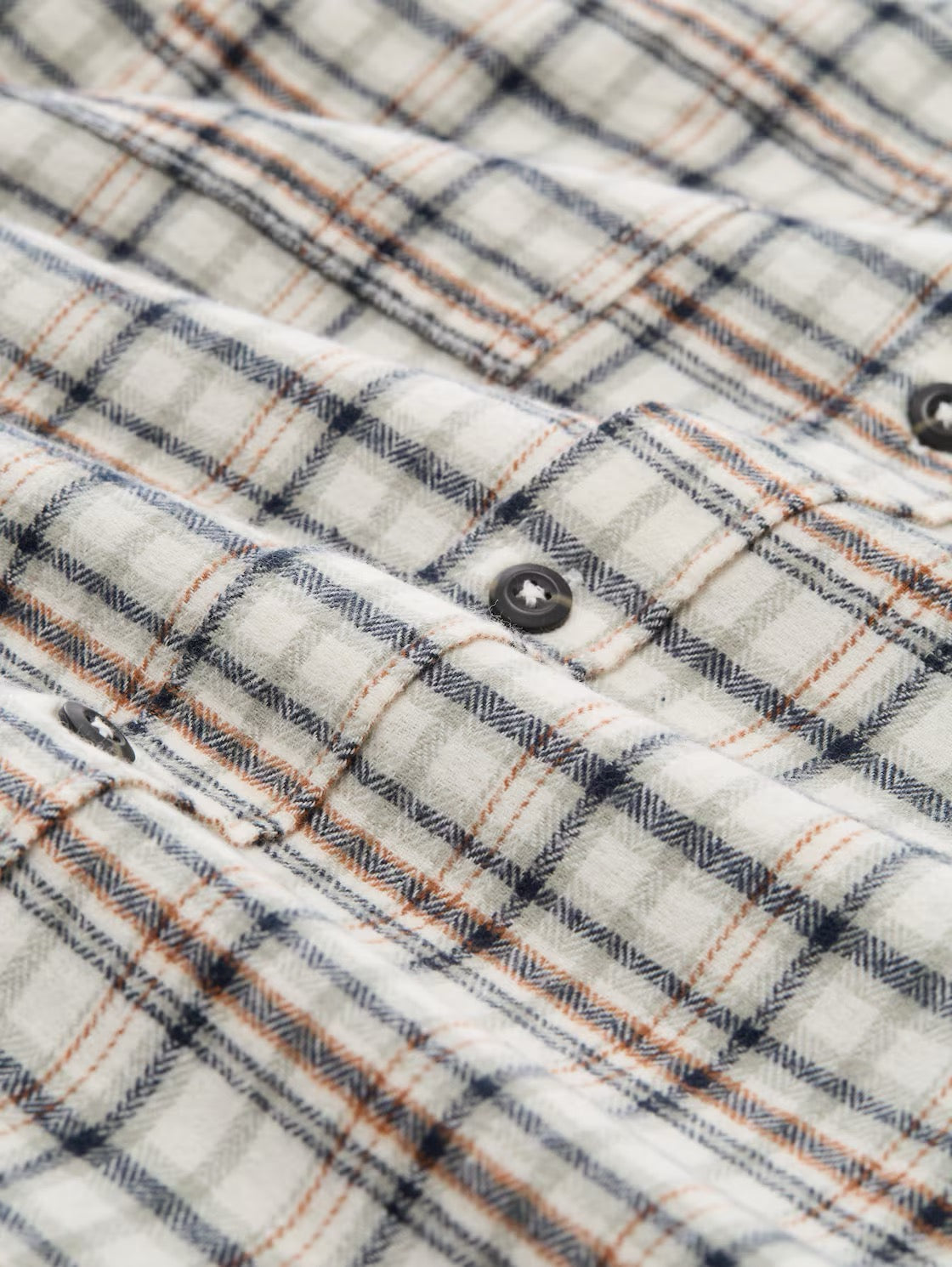 Comfort Checked Shirt - White Based Mint Check