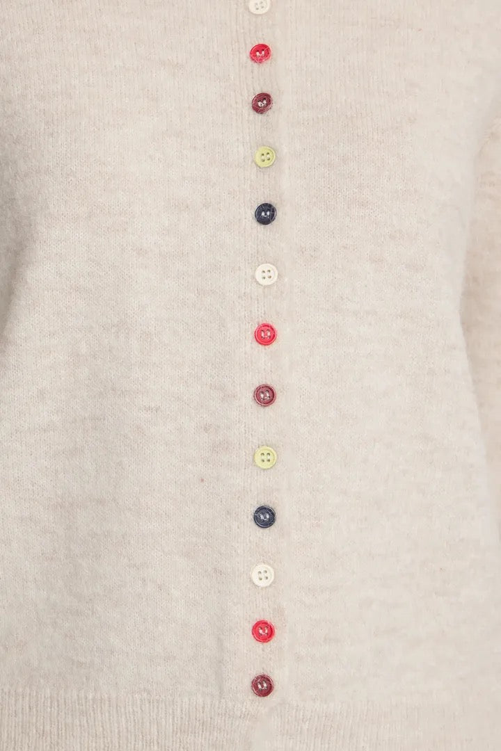 Fantia Cardigan - Birch Melange