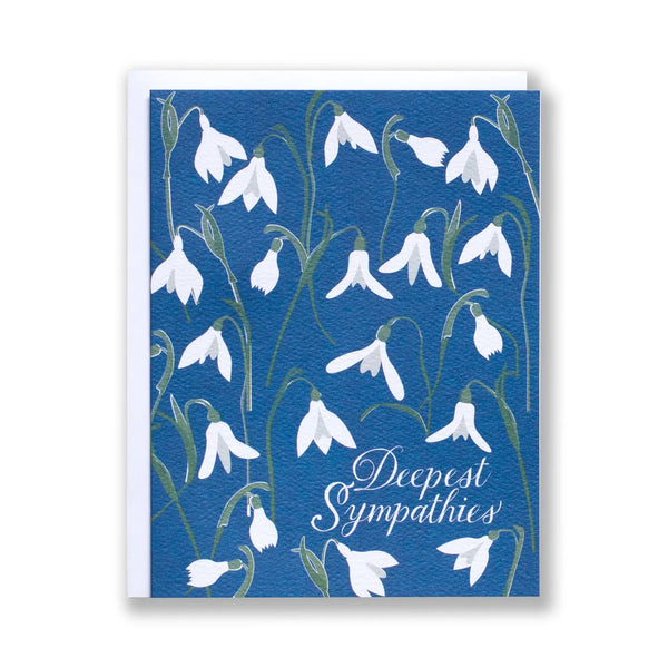 Snowdrop Sympathies Card
