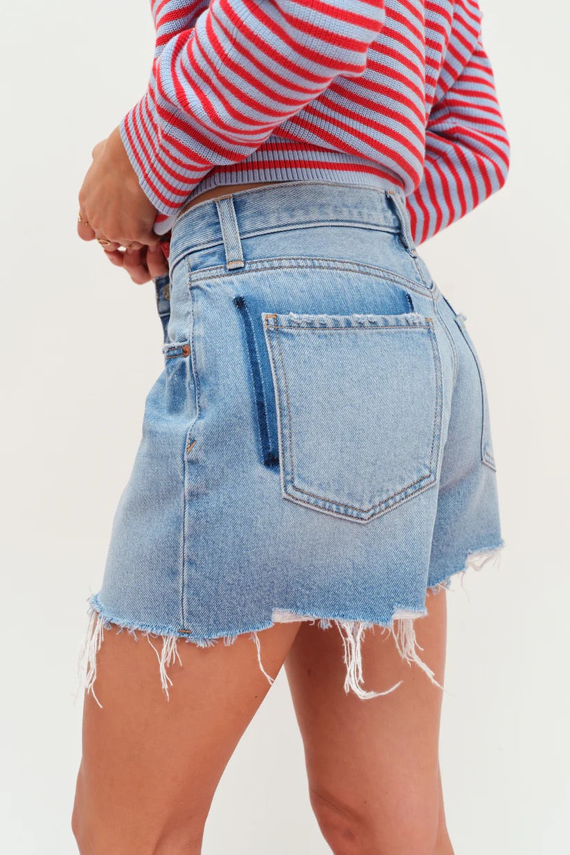 Crossroads Mid Rise Loose Short - Pulse