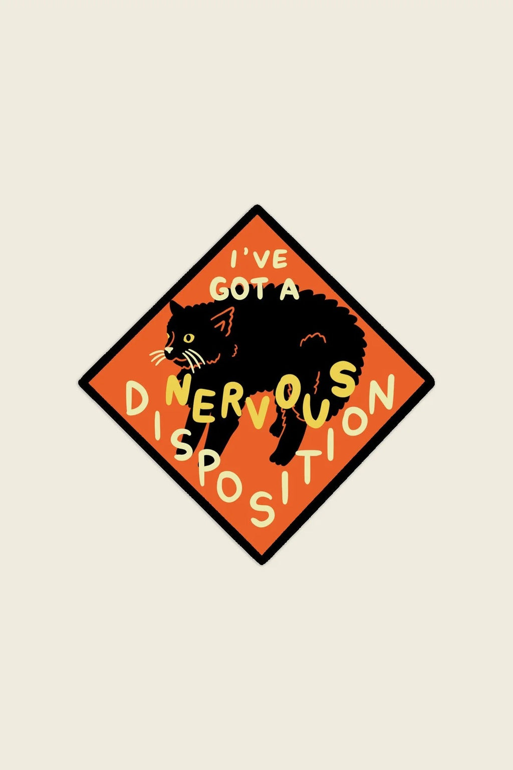 Nervous Disposition Sticker
