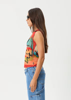 Apocalypso Recycled Sheer Tank - Multi