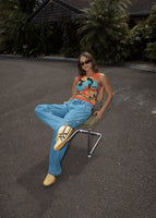 Apocalypso Recycled Sheer Tank - Multi