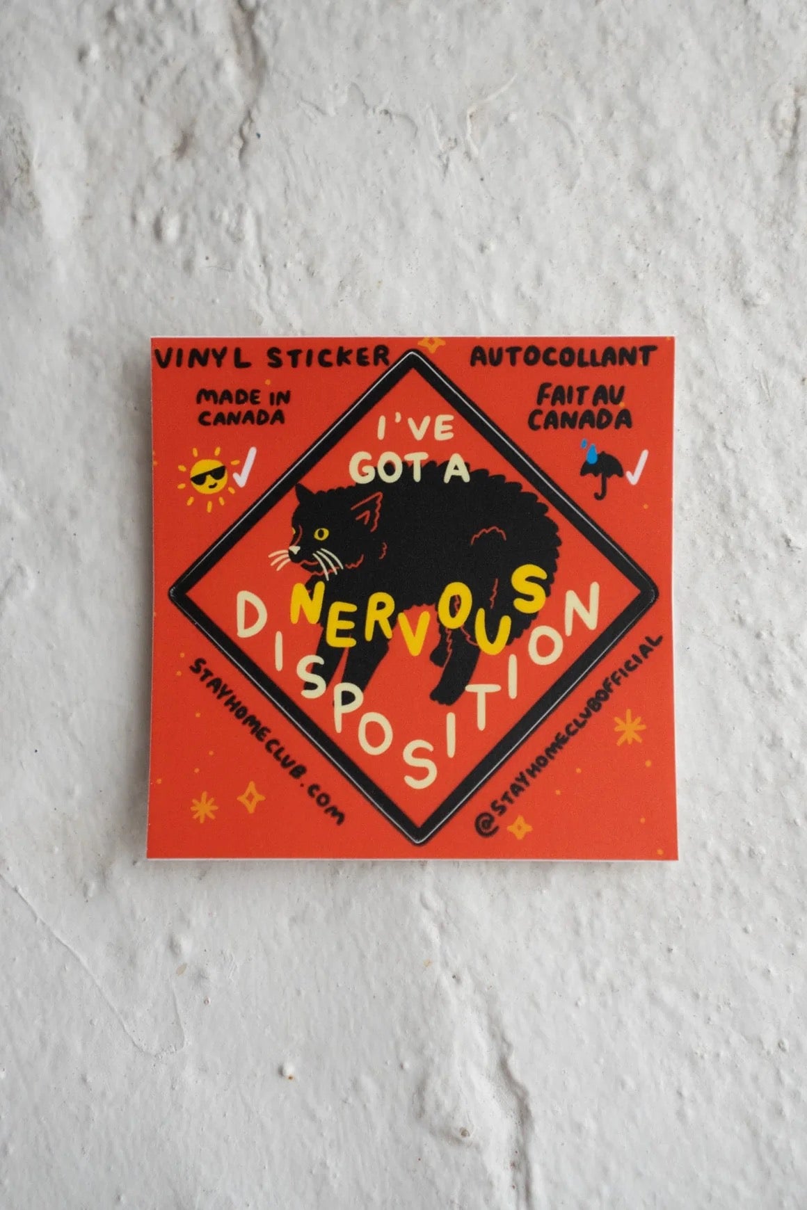 Nervous Disposition Sticker