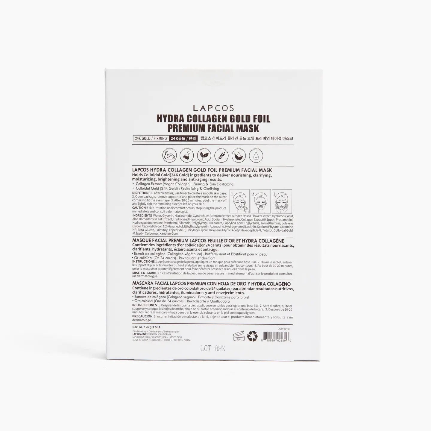 24K Gold Premium Face Mask