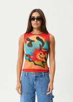 Apocalypso Recycled Sheer Tank - Multi