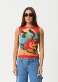Apocalypso Recycled Sheer Tank - Multi