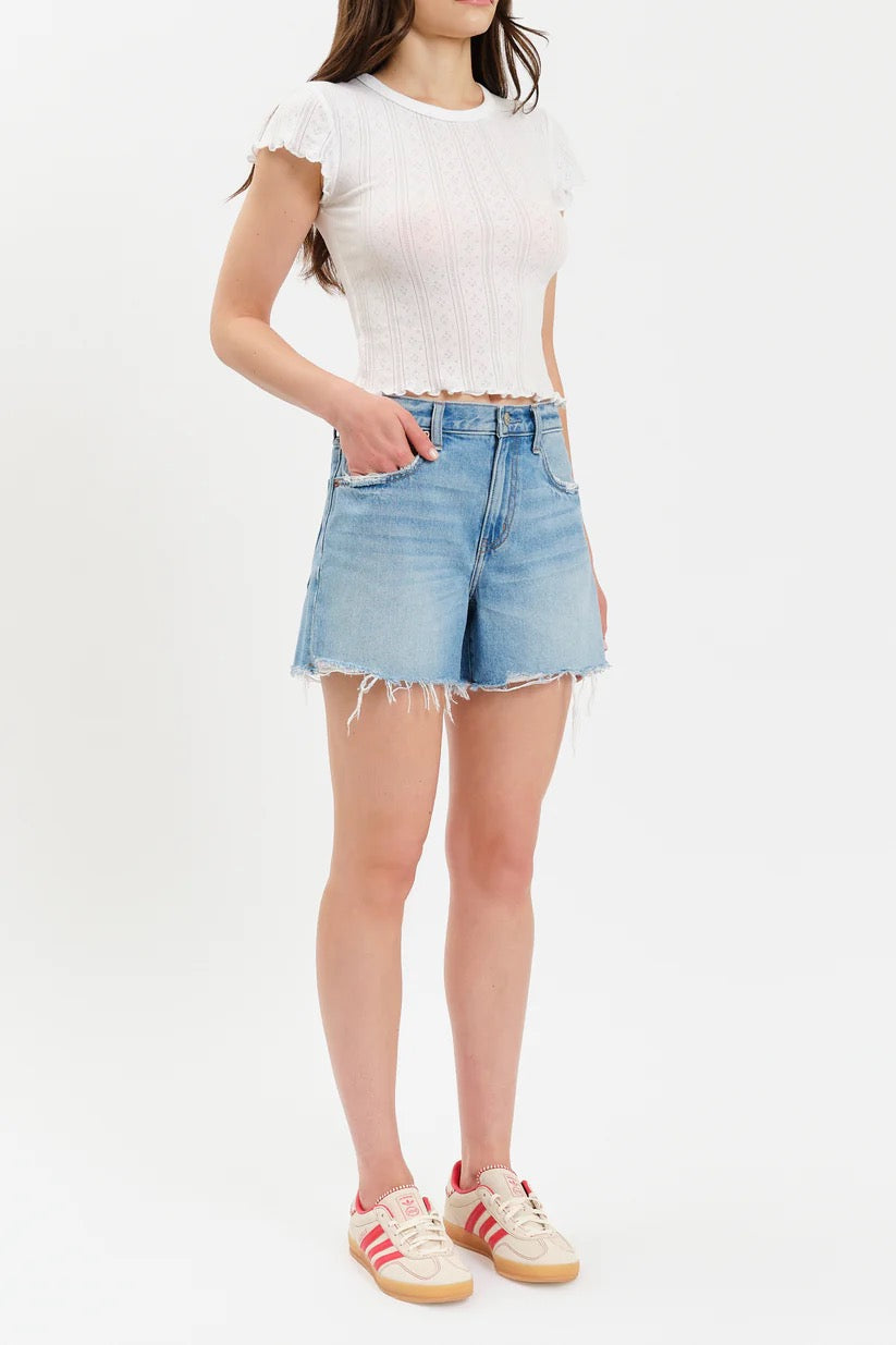 Crossroads Mid Rise Loose Short - Pulse