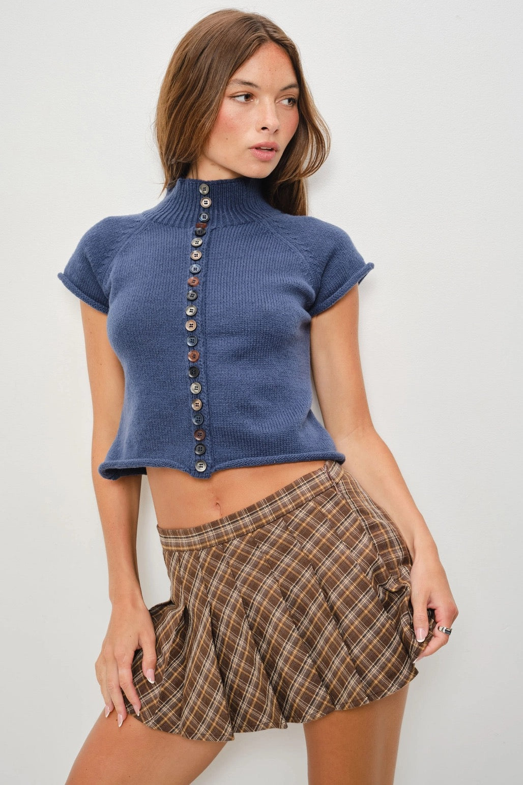 Jenna Button Up Top