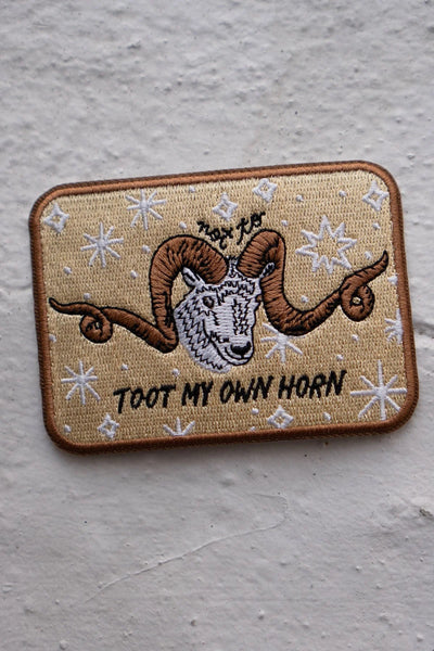 Toot My Own Horn Sticker Patch