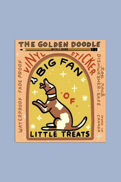 Big Fan Of Little Treats Vinyl Sticker