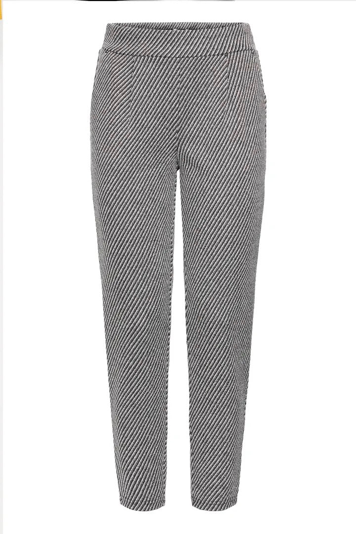 Kate Twillish Pant - Black/White