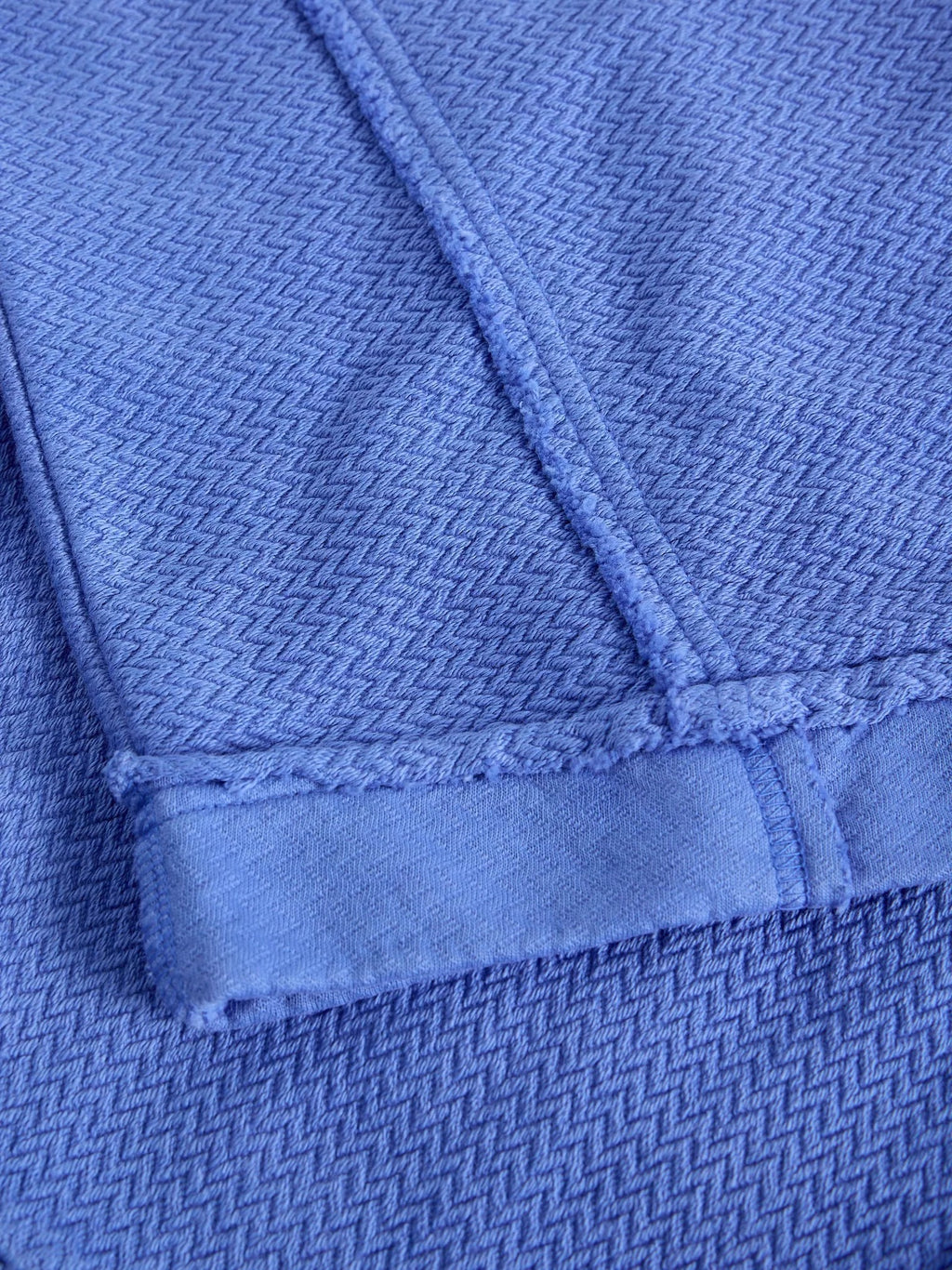 Herringbone Sweatshirt - Bright Blue