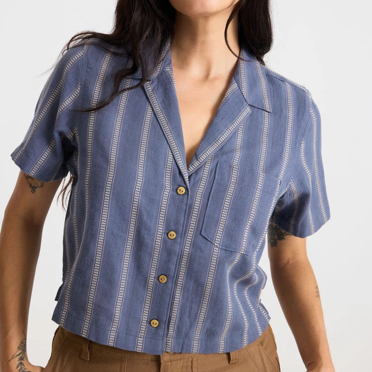 Crosswinds Camp Shirt - Neptune