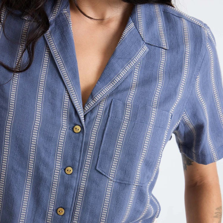 Crosswinds Camp Shirt - Neptune