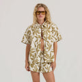 Costa Button Up Shirt - Dusty Olive